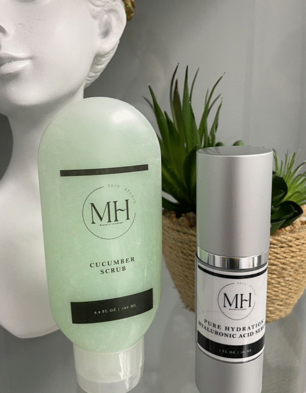 combo exfoliante e hidratante